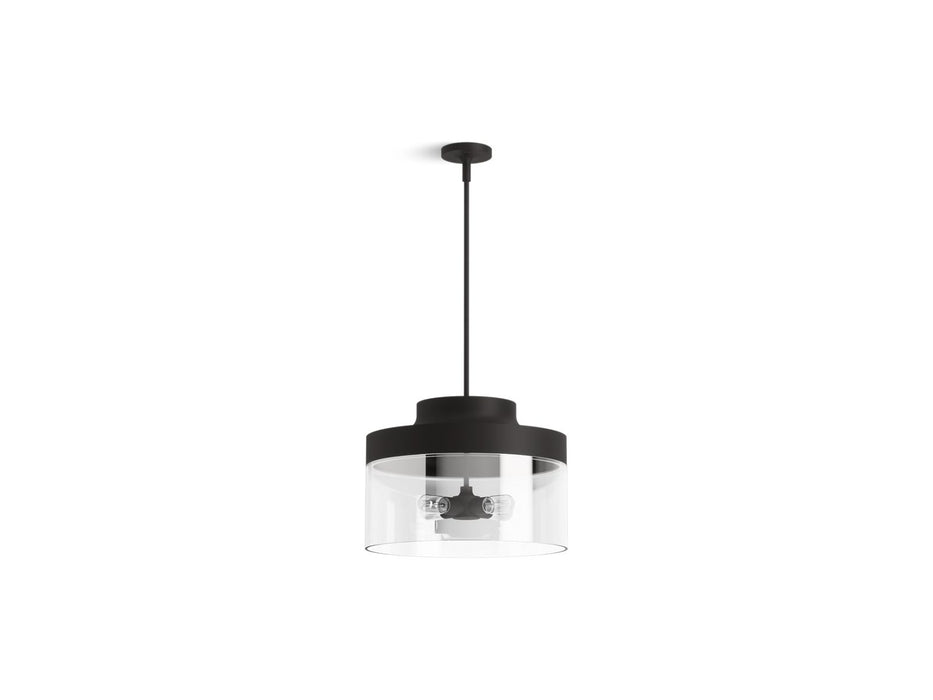 KOHLER K-27266-PE04 Purist 18" pendant, matte black