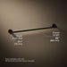 KOHLER K-27287 Elate 24" towel bar, matte black - view 5