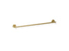 KOHLER K-27287 Elate 24" towel bar, vibrant brushed moderne brass