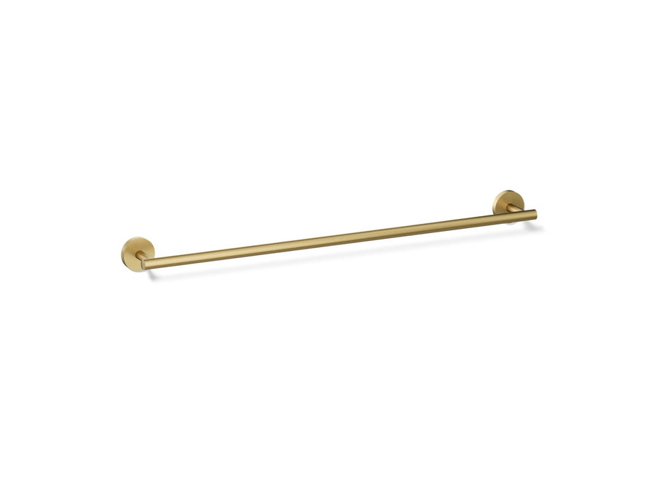 KOHLER K-27287 Elate 24" towel bar, vibrant brushed moderne brass