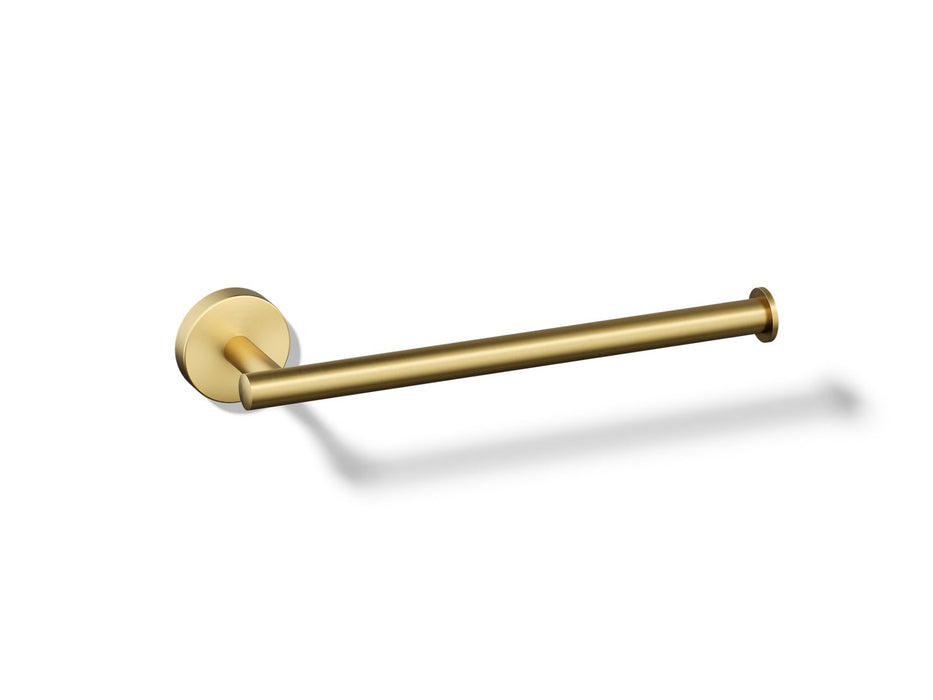 KOHLER K-27291 Elate 9" towel arm, vibrant brushed moderne brass