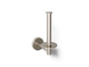 KOHLER K-27293 Elate Vertical toilet paper holder, vibrant brushed nickel