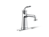 KOHLER K-27379-4 Bellera Single-handle bathroom sink faucet, 1.2 gpm, polished chrome