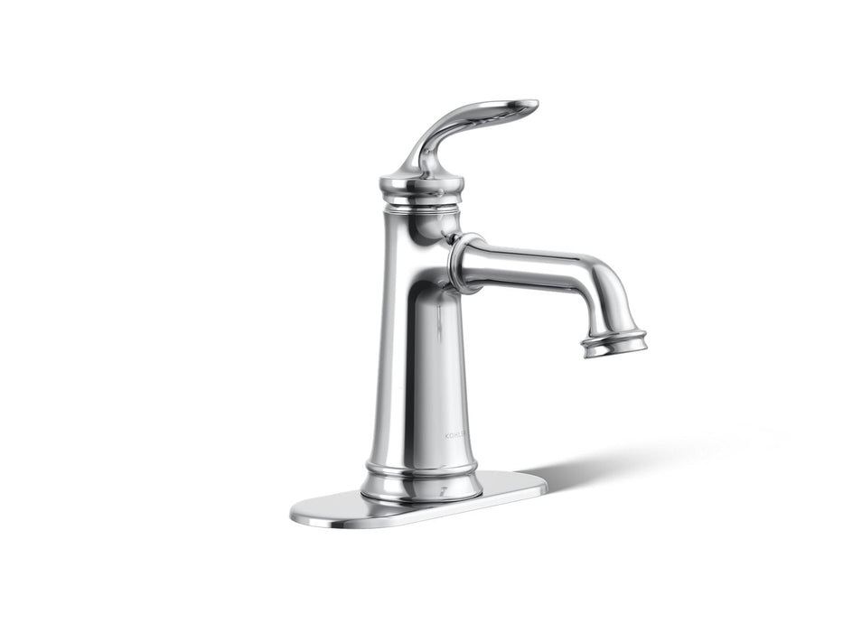 KOHLER K-27379-4 Bellera Single-handle bathroom sink faucet, 1.2 gpm, polished chrome