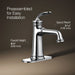 KOHLER K-27379-4 Bellera Single-handle bathroom sink faucet, 1.2 gpm, polished chrome - view 3