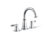 KOHLER K-27380-4K Bellera Widespread bathroom sink faucet, 1.0 gpm, polished chrome