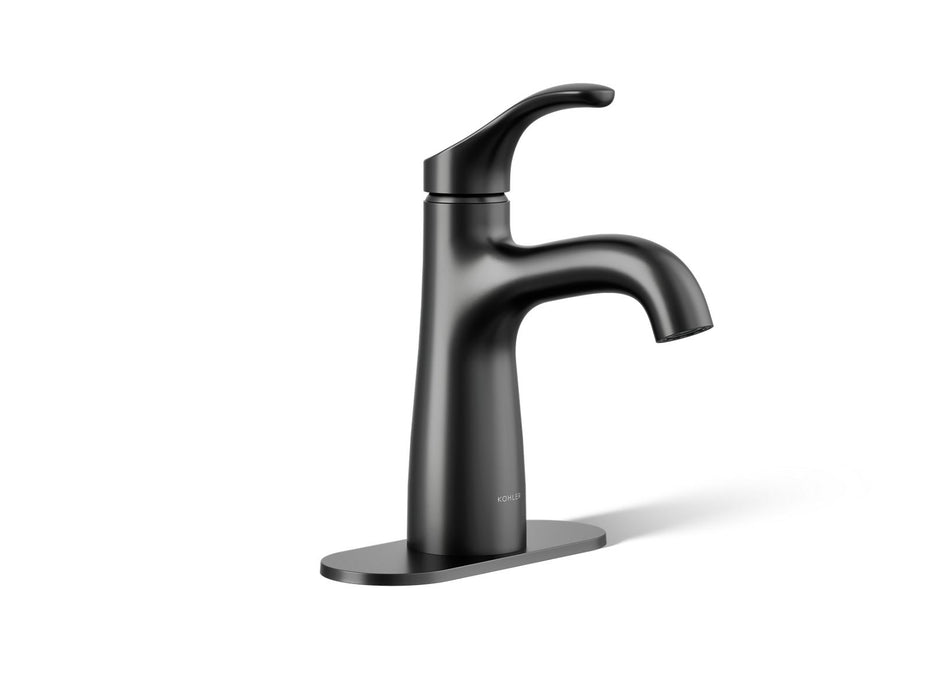 KOHLER K-27389-4K Simplice Single-handle bathroom sink faucet, 1.0 gpm, matte black