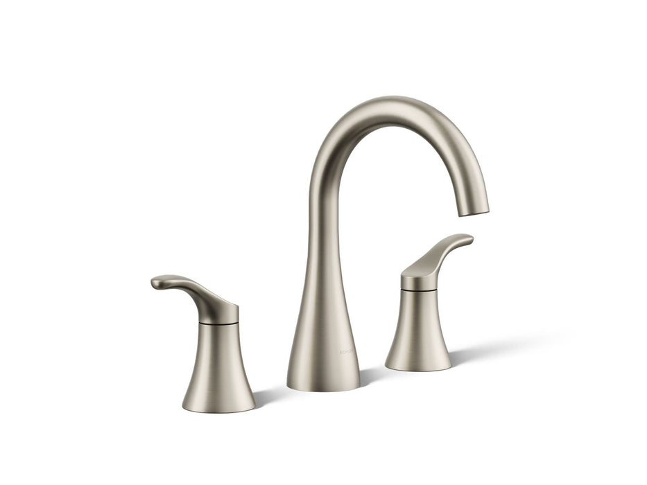 KOHLER K-27390-4N Simplice Widespread bathroom sink faucet, 0.5 gpm