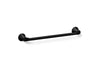 KOHLER K-27393 Simplice 18" towel bar, matte black