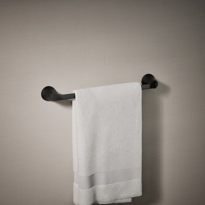 KOHLER K-27393 Simplice 18" towel bar, matte black - view 2