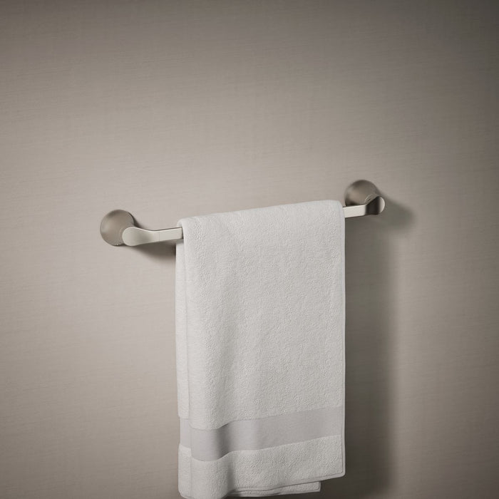 KOHLER K-27393 Simplice 18" towel bar, vibrant brushed nickel - view 2