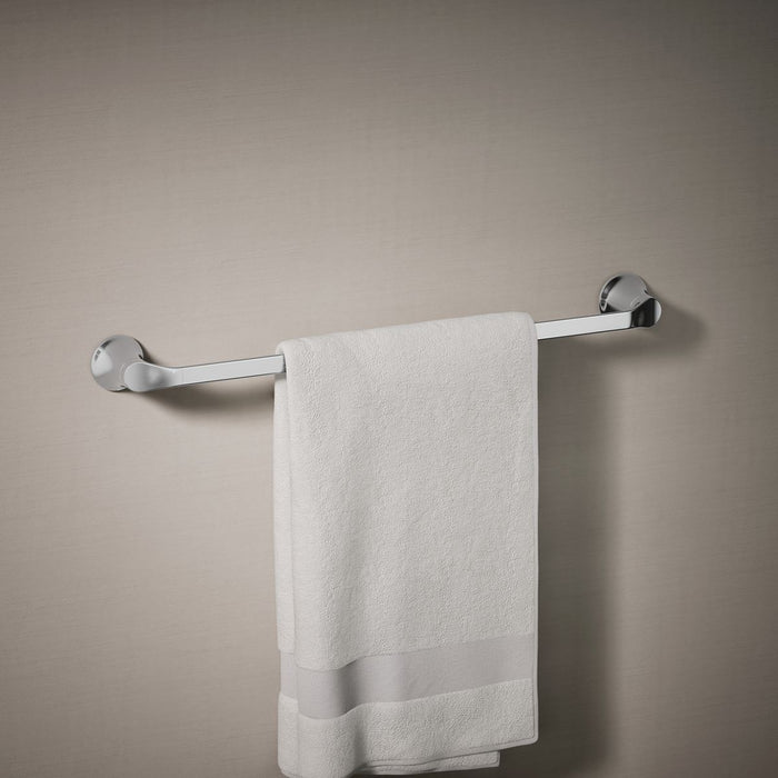 KOHLER K-27394 Simplice 24" towel bar, polished chrome - view 2