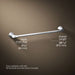 KOHLER K-27394 Simplice 24" towel bar, polished chrome - view 3