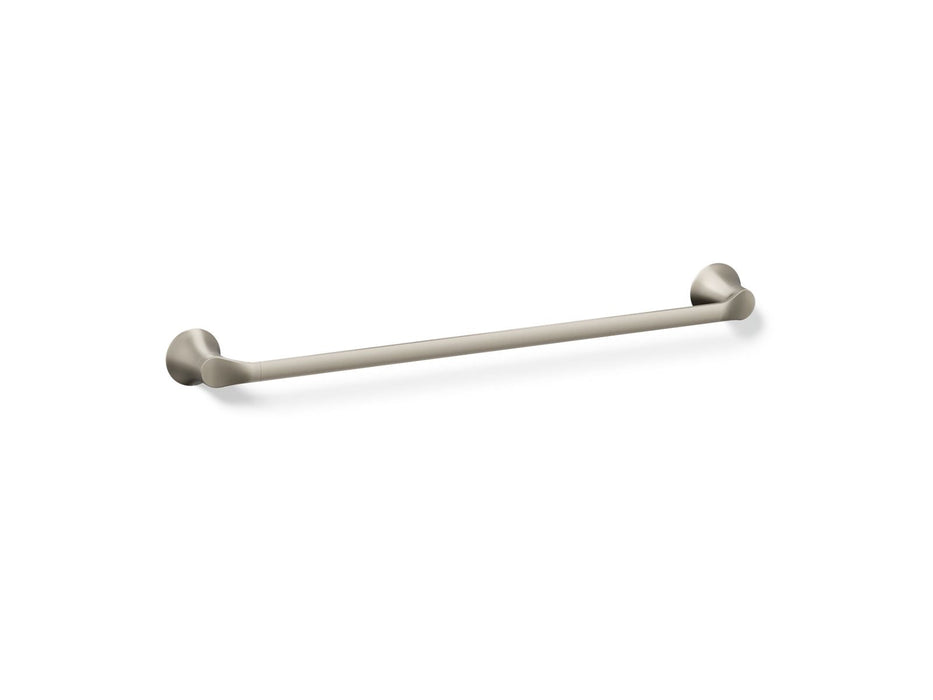 KOHLER K-27394 Simplice 24" towel bar, vibrant brushed nickel