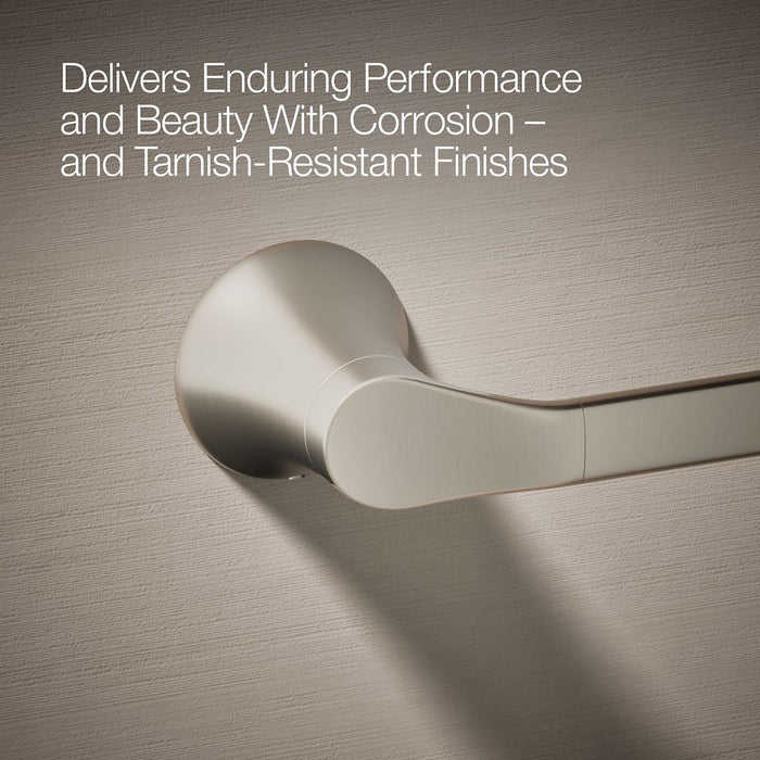 KOHLER K-27396 Simplice Towel arm, vibrant brushed nickel - view 5
