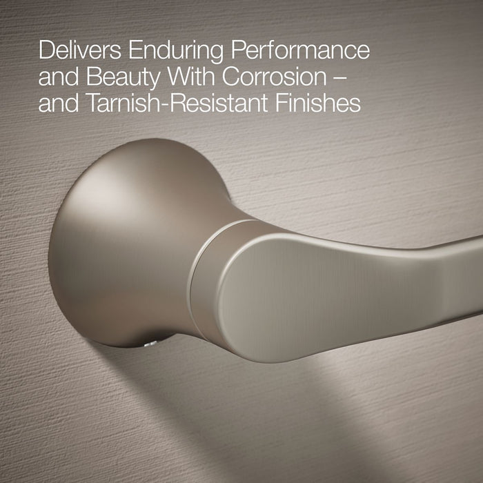 KOHLER K-27397 Simplice Pivoting toilet paper holder, vibrant brushed nickel - view 4