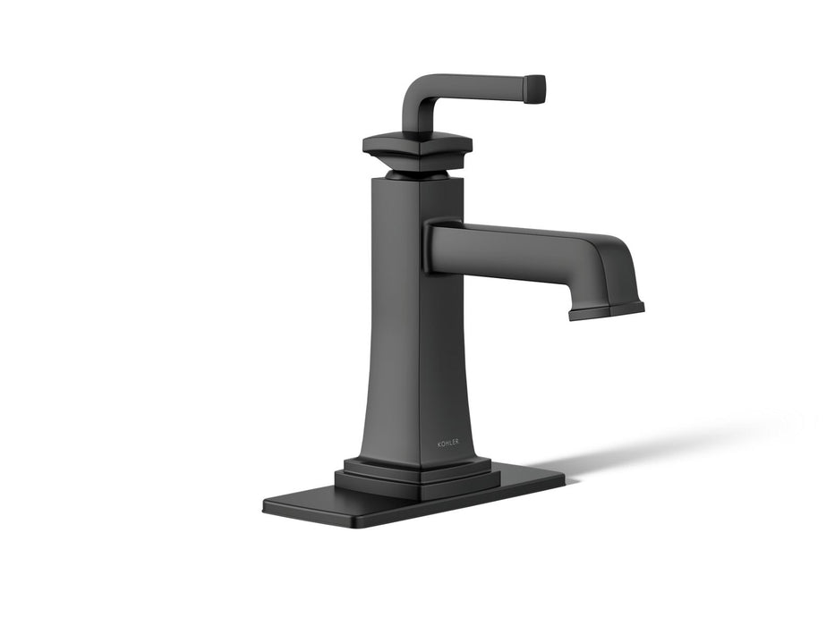 KOHLER K-27400-4K Riff Single-handle bathroom sink faucet, 1.0 gpm, matte black