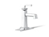 KOHLER K-27400-4K Riff Single-handle bathroom sink faucet, 1.0 gpm, polished chrome
