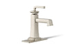 KOHLER K-27400-4K Riff Single-handle bathroom sink faucet, 1.0 gpm, vibrant brushed nickel