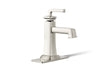 KOHLER K-27400-4K Riff Single-handle bathroom sink faucet, 1.0 gpm, vibrant polished nickel