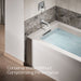 KOHLER K-27406 Riff Wall-mount bath spout with diverter, polished chrome - view 4