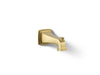 KOHLER K-27406 Riff Wall-mount bath spout with diverter, vibrant brushed moderne brass