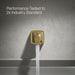 KOHLER K-27406 Riff Wall-mount bath spout with diverter, vibrant brushed moderne brass - view 5