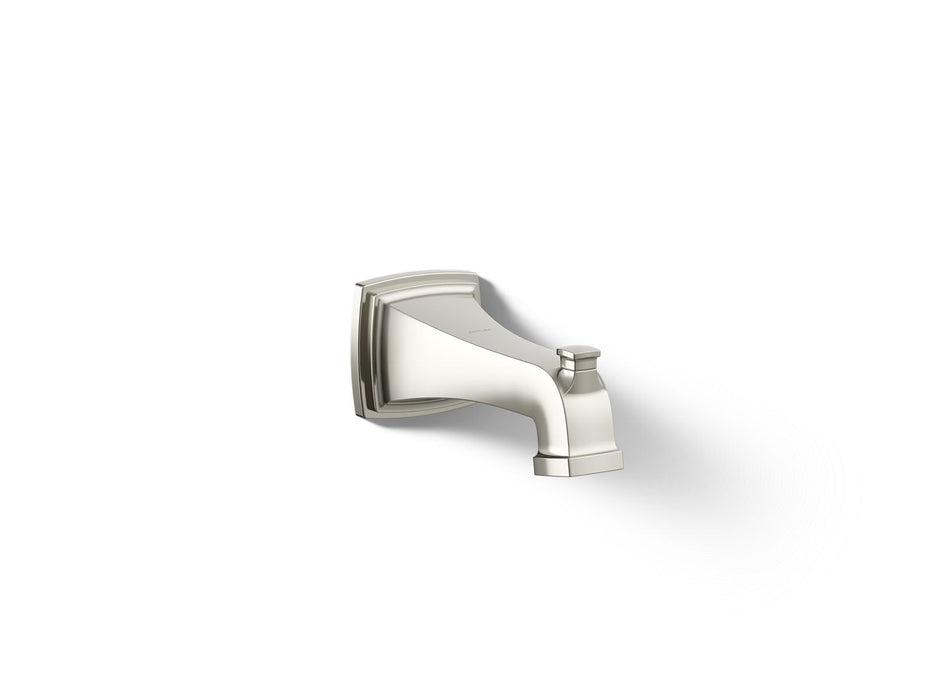 KOHLER K-27406 Riff Wall-mount bath spout with diverter, vibrant polished nickel