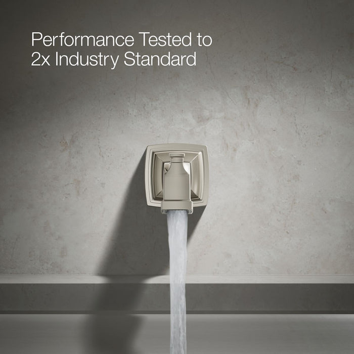 KOHLER K-27406 Riff Wall-mount bath spout with diverter, vibrant polished nickel - view 5