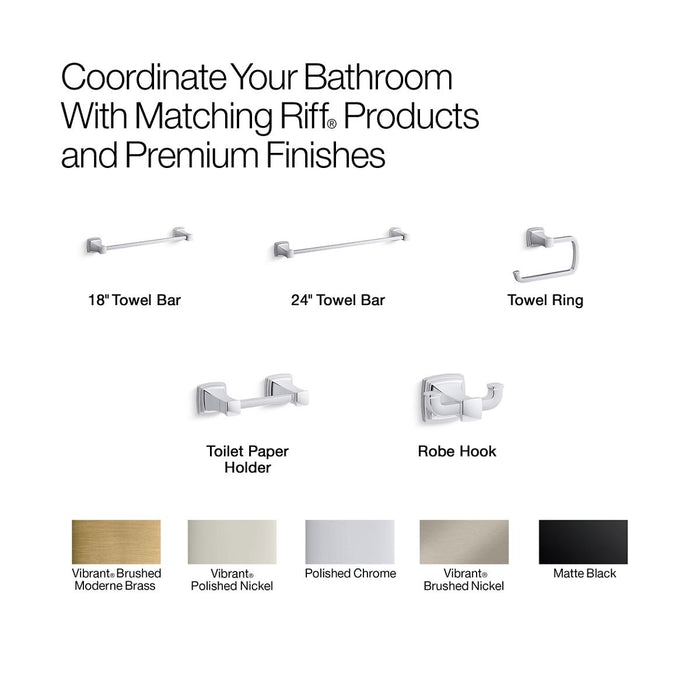 KOHLER K-27413 Riff Pivoting toilet paper holder