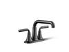 KOHLER K-27414-4 Tone Centerset bathroom sink faucet, 1.2 gpm, matte black