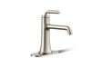 KOHLER K-27415-4 Tone Single-handle bathroom sink faucet, 1.2 gpm, vibrant brushed nickel