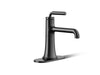 KOHLER K-27415-4K Tone Single-handle bathroom sink faucet, 1.0 gpm, matte black