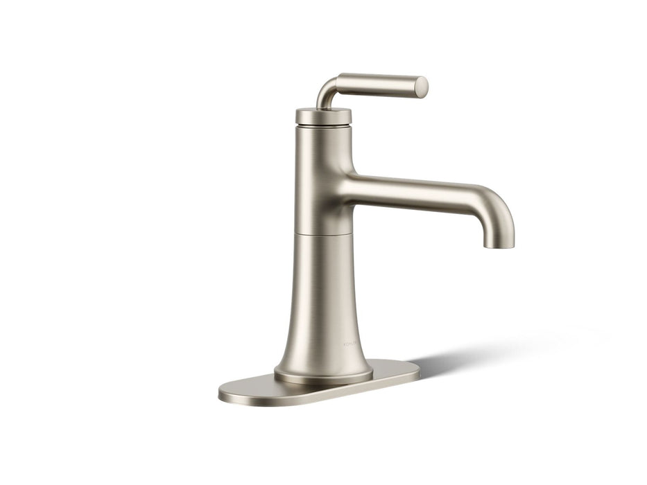 KOHLER K-27415-4N Tone Single-handle bathroom sink faucet, 0.5 gpm, vibrant brushed nickel