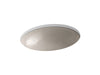 KOHLER K-2741-G3 Whist 19" oval wall-mount/undermount bathroom sink, no overflow, opaque doe