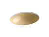KOHLER K-2741-G7 Whist 19" oval wall-mount/undermount bathroom sink, no overflow, opaque sandalwood