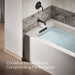 KOHLER K-27422 Tone Wall-mount bath spout with diverter, matte black - view 4