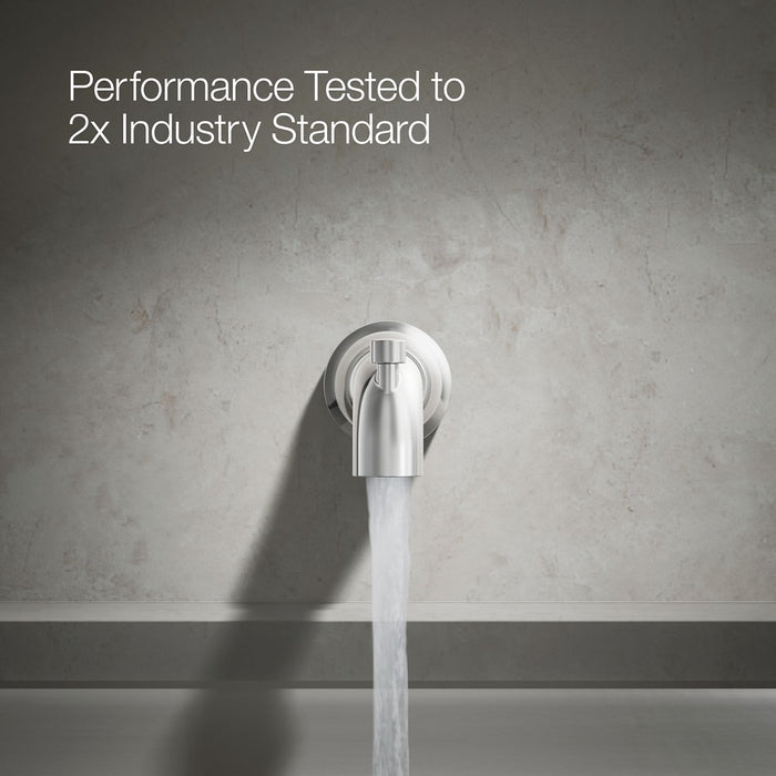 KOHLER K-27422 Tone Wall-mount bath spout with diverter, polished chrome - view 5