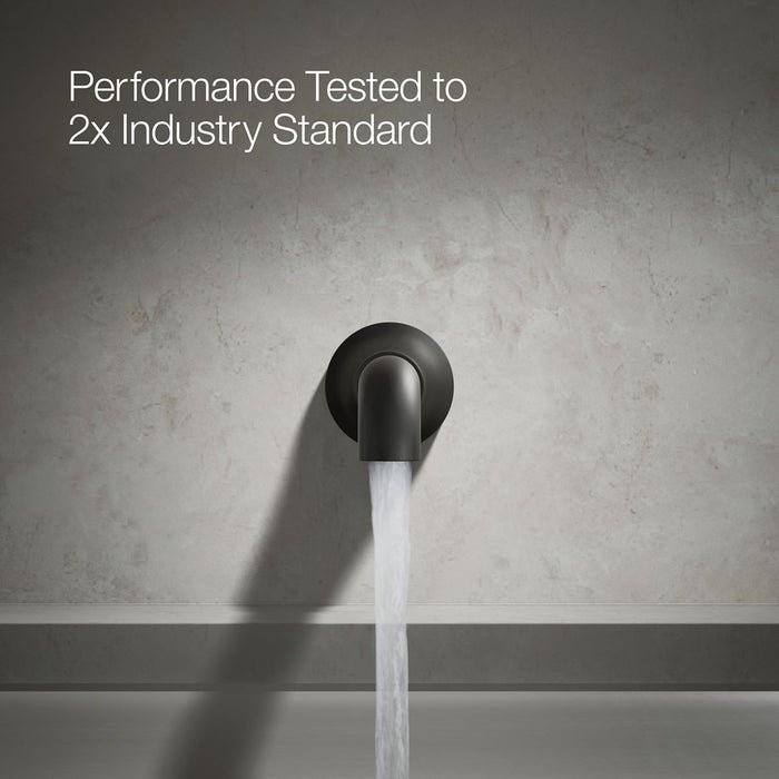 KOHLER K-27423 Tone Wall-mount bath spout, matte black - view 5