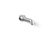 KOHLER K-27423 Tone Wall-mount bath spout, polished chrome