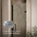 KOHLER K-27576-10L Composed Frameless pivot shower door, 71-5/8" H x 27-5/8 - 28-3/8" W, with 3/8" thick Crystal Clear...