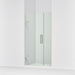 KOHLER K-27589-10L Components Frameless pivot shower door, 71-9/16" H x 33-5/8 - 34-3/8" W, with 3/8" thick Crystal Clear...