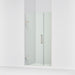KOHLER K-27600-10L Composed Frameless pivot shower door, 71-9/16" H x 39-5/8 - 40-3/8" W, with 3/8" thick Crystal Clear...