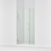 KOHLER K-27600-10L Composed Frameless pivot shower door, 71-9/16" H x 39-5/8 - 40-3/8" W, with 3/8" thick Crystal Clear...