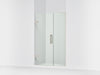 KOHLER K-27605-10L Components Frameless pivot shower door, 71-3/4" H x 45-1/4 - 46" W, with 3/8" thick Crystal Clear...