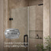KOHLER K-27605-10L Components Frameless pivot shower door, 71-3/4" H x 45-1/4 - 46" W, with 3/8" thick Crystal Clear...
