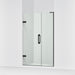 KOHLER K-27607-10L Components 71-3/4" H pivot shower door with 3/8"-thick glass, matte black