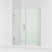 KOHLER K-27616-10L Composed Frameless pivot shower door, 71-3/4" H x 57-1/4 - 58" W, with 3/8" thick Crystal Clear glass,...