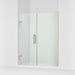KOHLER K-27617-10L Components Frameless pivot shower door, 71-3/4" H x 57-1/4 - 58" W, with 3/8" thick Crystal Clear...