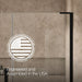 KOHLER K-27617-10L Components Frameless pivot shower door, 71-3/4" H x 57-1/4 - 58" W, with 3/8" thick Crystal Clear...